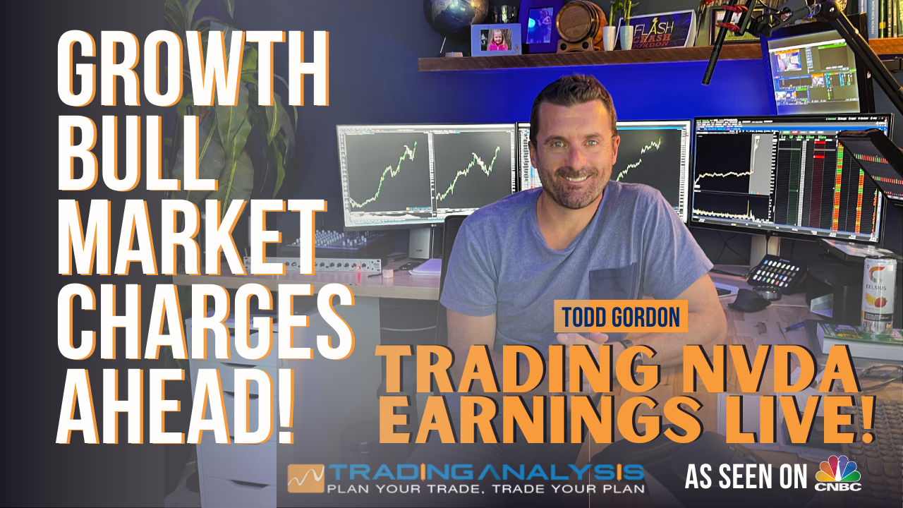 Bull Market In Growth Charges Ahead – Trading NVDA Earnings Live!