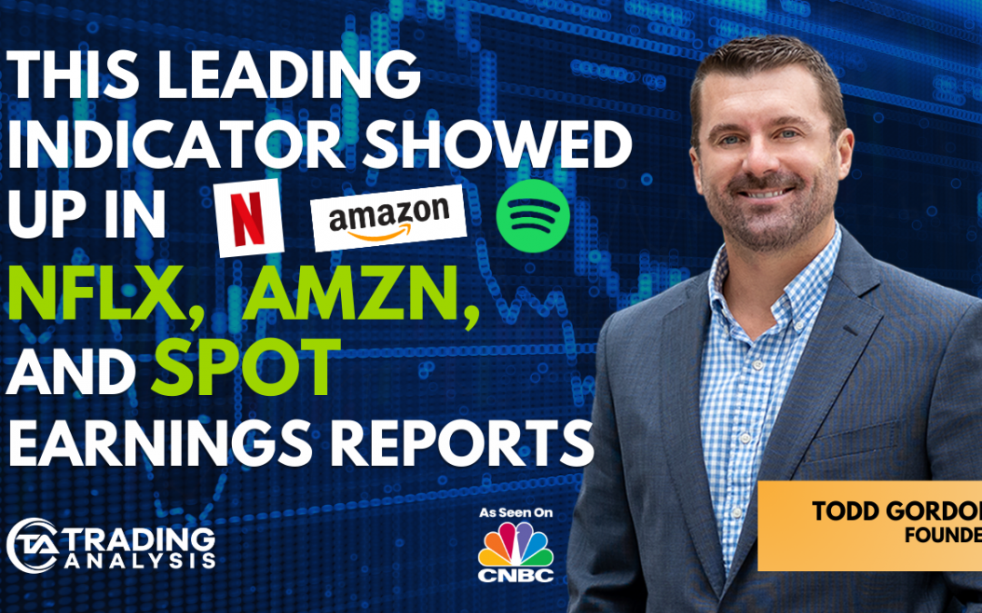 This Leading Indicator Showed Up in NFLX, AMZN, and SPOT Earnings Reports