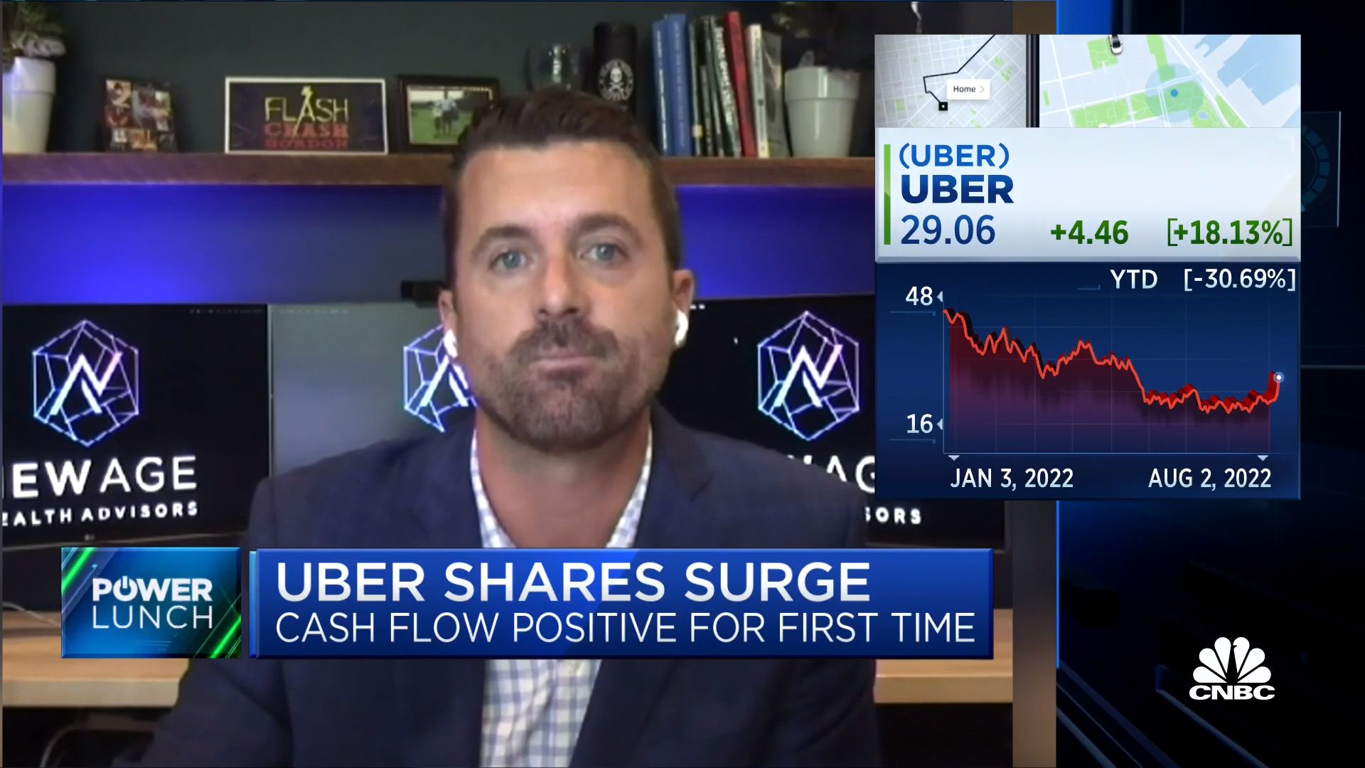 Three Stock Lunch: Caterpillar, Uber and Pinterest